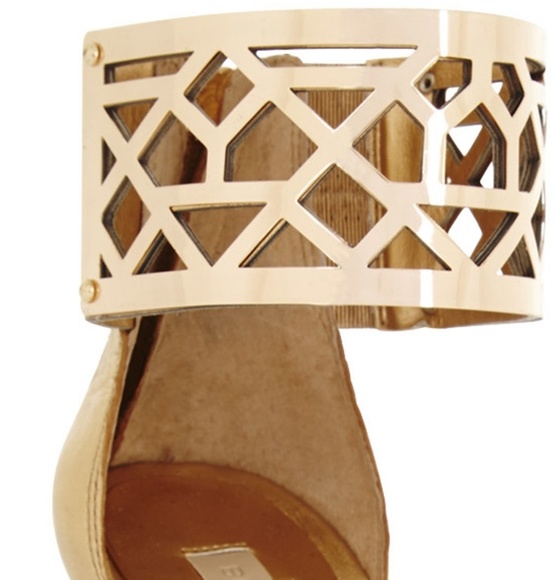 Gold BCBG Estie High-Heel Sandal - Picture 3 of 9